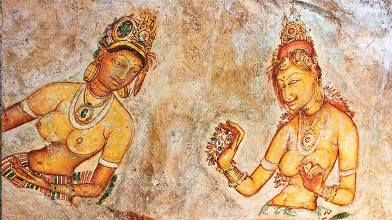 Sigiriya Ancient Drawing